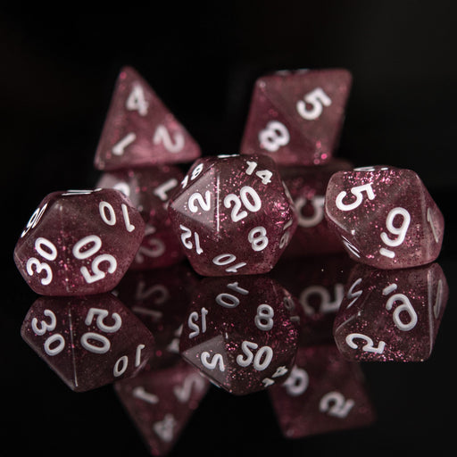 Glass of Rosé Acrylic Dice Set - Just $9.99! Shop now at Retro Gaming of Denver