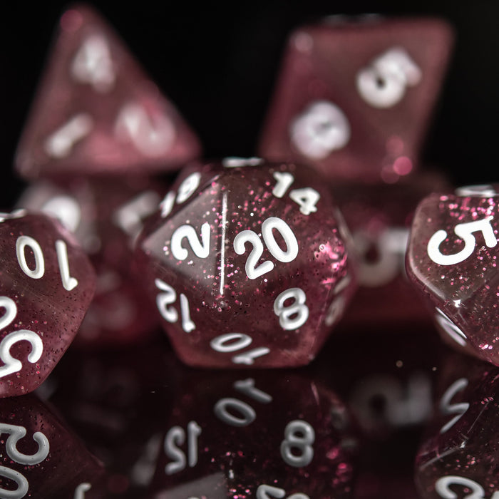 Glass of Rosé Acrylic Dice Set - Just $9.99! Shop now at Retro Gaming of Denver