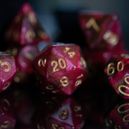 Rosette Nebula Acrylic Dice Set - Just $9.99! Shop now at Retro Gaming of Denver