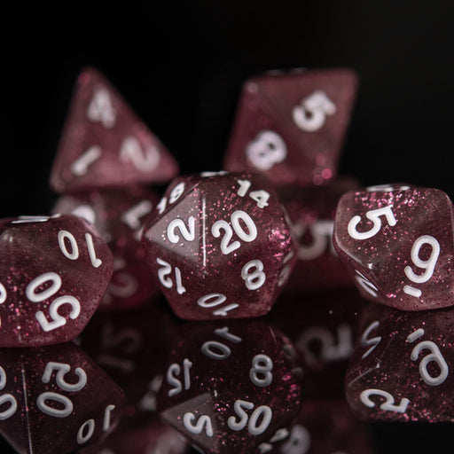 Glass of Rosé Acrylic Dice Set - Just $9.99! Shop now at Retro Gaming of Denver