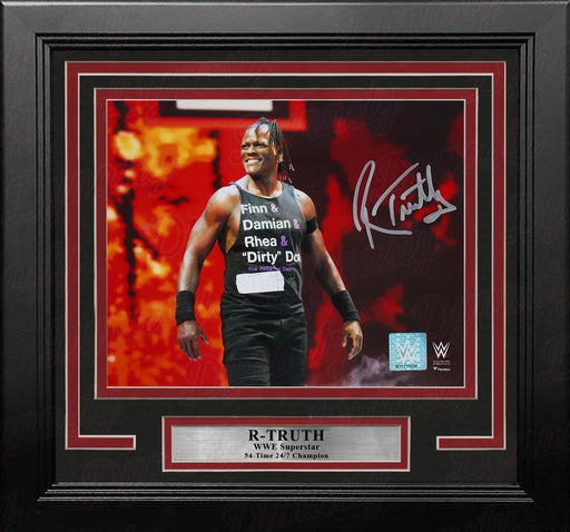 R-Truth Judgment Day Entrance Autographed 8" x 10" Framed WWE Wrestling Photo - for just $99.99! 