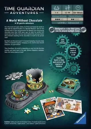 Ravensburger: Puzzle - 3D Puzzle - Time Guardian Adventures - A World Without Chocolate - for just $34.99! 