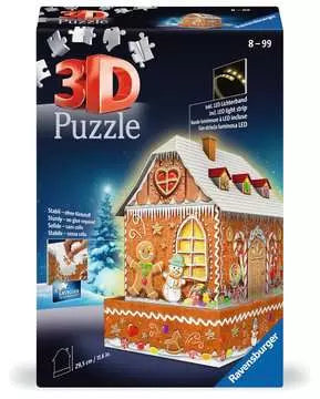 Puzzle: 3D Puzzle - Gingerbread House - Night Edition - for just $44.99! 