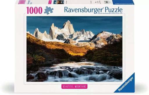 Ravensburger: Puzzle - Puzzle Highlights - Beautiful Mountains - Mount Fitz Roy, Patagonia - for just $25! 