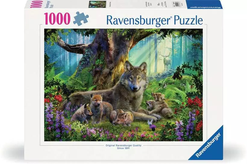 Ravensburger: Puzzle - Wolves in the Forest - for just $25! 
