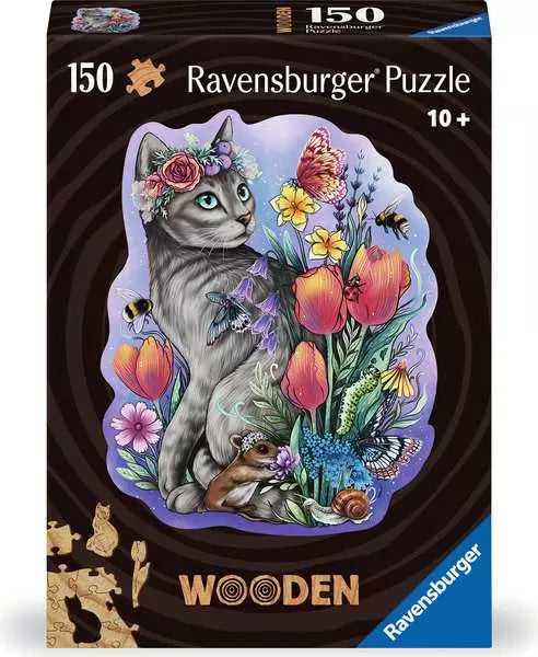 Ravensburger: Puzzle - Wooden Puzzles - Lovely Cat - for just $30! 