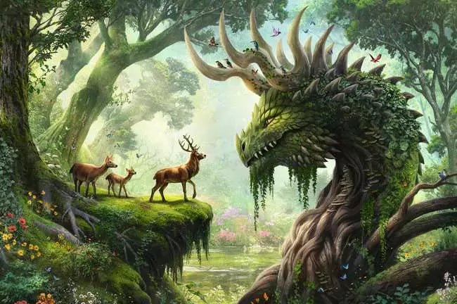 Ravensburger: Puzzle - The Forest Dragon Awakes - for just $50! 