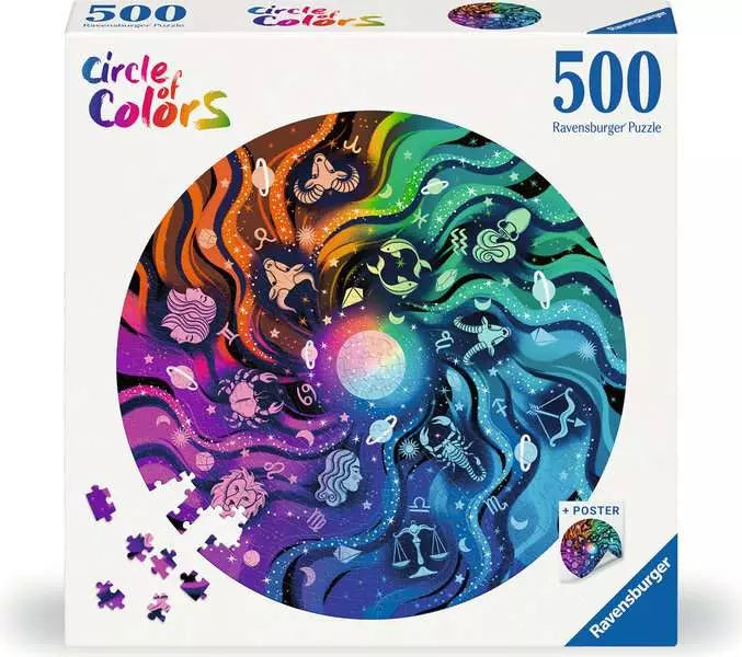 Ravensburger: Puzzle - Circle of Colors - Astrology - for just $18! 