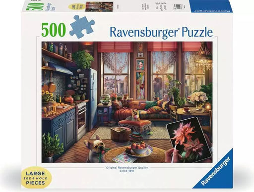Ravensburger: Puzzle - Larger Puzzle Pieces - Cozy Boho Studio - for just $23! 