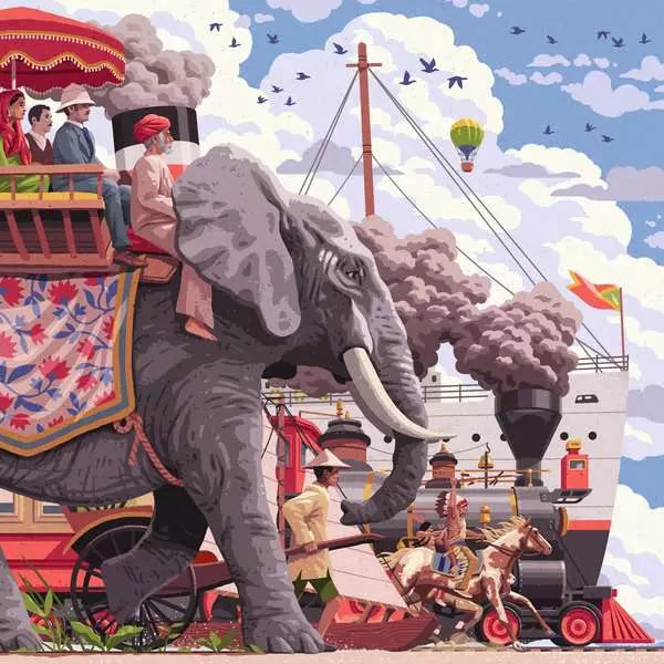 Ravensburger: Puzzle - Around the World in 80 days - for just $19.99! 