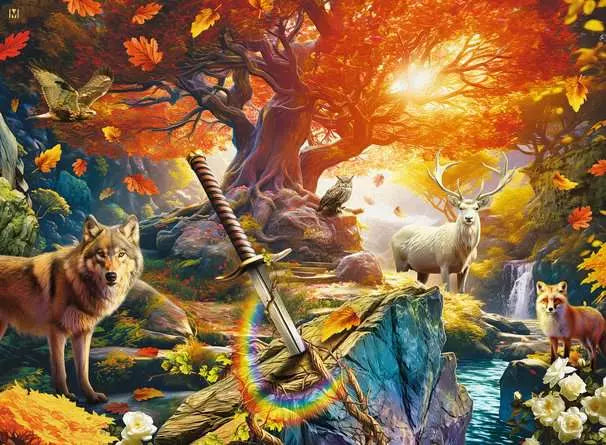 Ravensburger: Puzzle - Excalibur Forest - for just $17.99! 