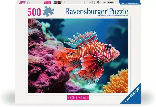 Ravensburger: Puzzle - Puzzle Highlights - Colorful Animals - Red Lionfish - for just $17.99! 