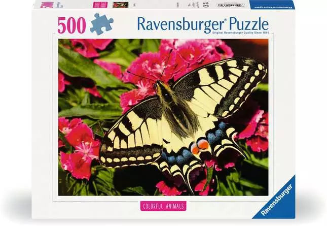 Ravensburger: Puzzle - Puzzle Highlights - Colorful Animals - Butterfly - for just $17.99! 