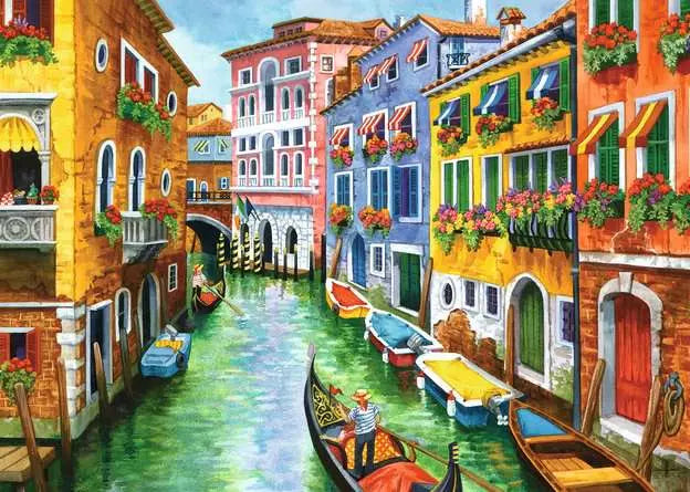 Ravensburger: Puzzle - Nancy Wernersbach - Gondola Ride - for just $20.99! 