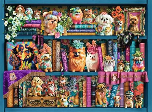 Ravensburger: Puzzle - Precious Porcelain Pugs - for just $17.99! 
