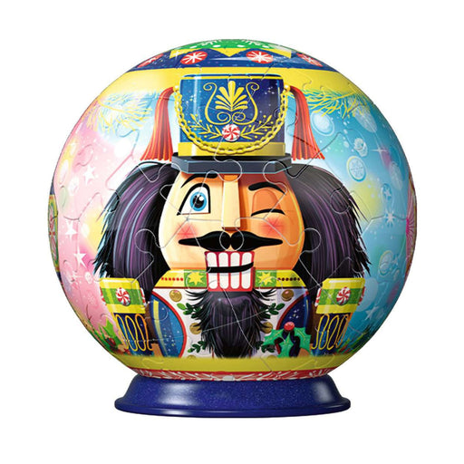Ravensburger: Puzzle - 3D Puzzle - Puzzle-Ball - Holiday Nutcracker - Black - for just $9.99! 