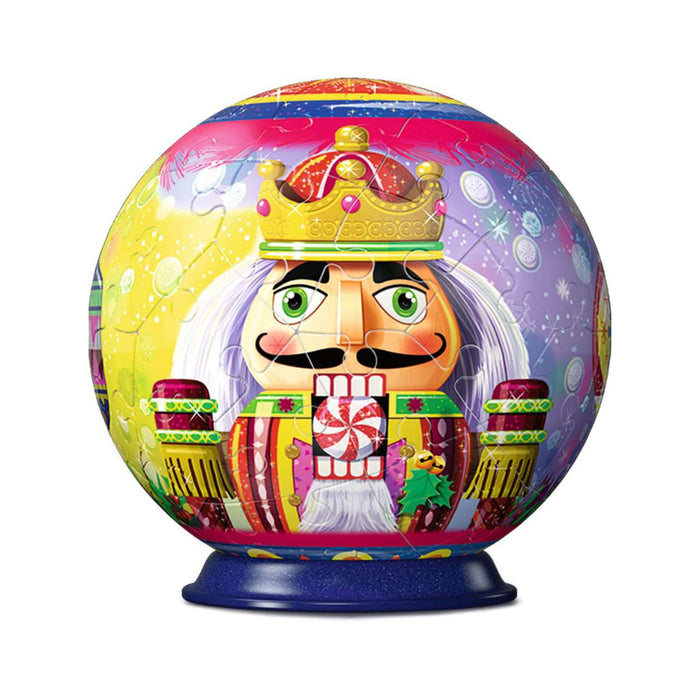 Ravensburger: Puzzle - 3D Puzzle - Puzzle-Ball - Holiday Nutcracker - Red - for just $9.99! 