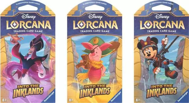 Disney Lorcana: Into the Inklands Sleeved Booster Pack - for just $4.99! 