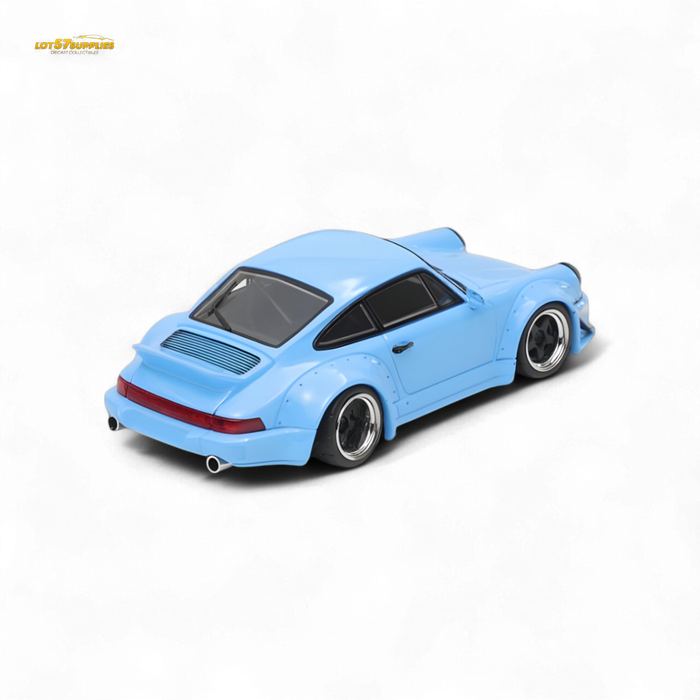 Fast Speed RWB 964 Wide-Body Duck Wing - Sky Blue 1:64 - for just $34.99! 