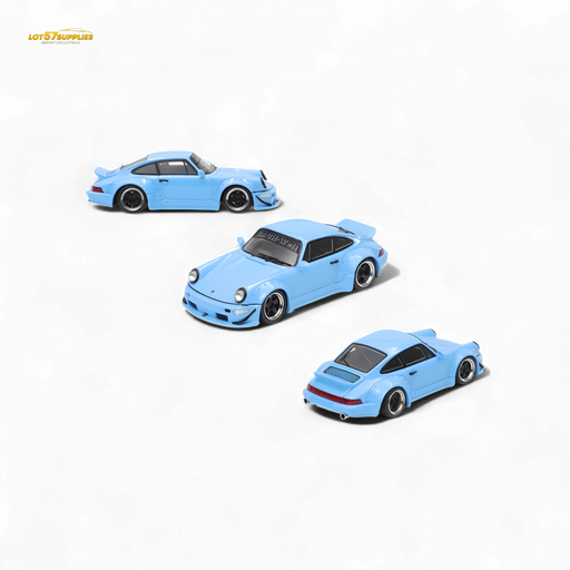 Fast Speed RWB 964 Wide-Body Duck Wing - Sky Blue 1:64 - for just $34.99! 