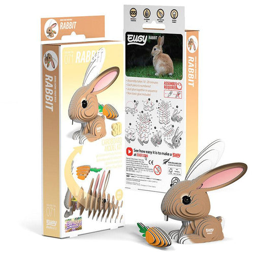 Rabbit 3D Cardboard Model Kit Eugy - for just $11.99! 