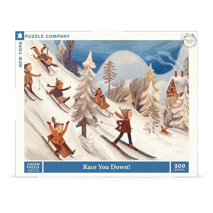 Race You Down! by Adelina Lirius 300 Piece Jigsaw Puzzle NYPC - for just $26.99! 