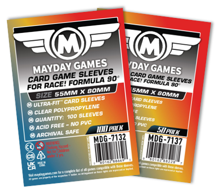 "Race! Formula 90" Compatible Card Sleeves - Ultra Fit (55x80mm) - for just $2.75! 