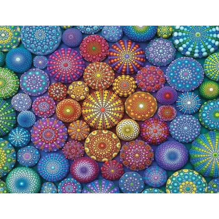 Radiating Rainbow Mandalas 2000 Piece Jigsaw Puzzle Ravensburger - for just $39.99! 
