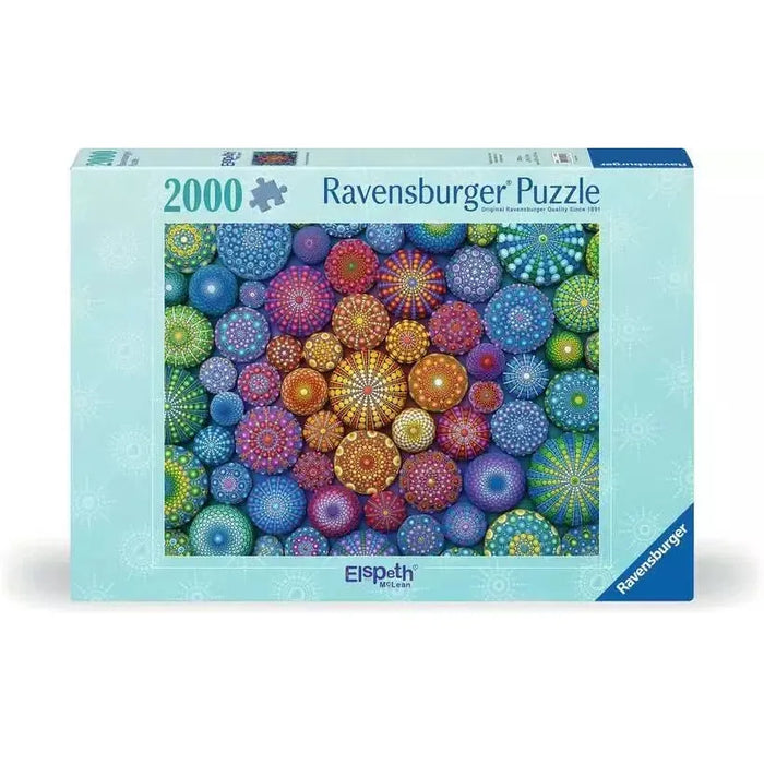 Radiating Rainbow Mandalas 2000 Piece Jigsaw Puzzle Ravensburger - for just $39.99! 