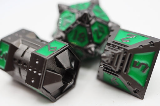Dice 51: Radioactive Rocket - Metal RPG Dice Set - for just $44.99! 