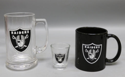 Las Vegas Raiders 3-Piece Glassware Gift Set - for just $34.99! 