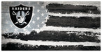 Las Vegas Raiders Team Flag Wooden Sign - for just $12.99! 