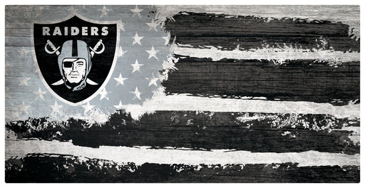 Las Vegas Raiders Team Flag Wooden Sign - for just $12.99! 