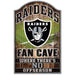 Las Vegas Raiders Fan Cave 11" x 17" Wood Sign - for just $29.99! 
