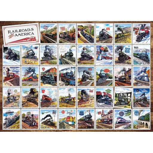 Railroads of America 1000 Piece Jigsaw Puzzle Cobble Hill - for just $19.99! 