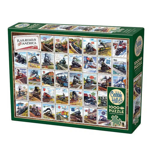 Railroads of America 1000 Piece Jigsaw Puzzle Cobble Hill - for just $19.99! 