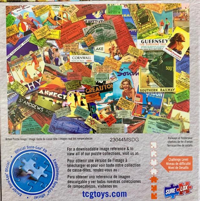 Railways of Yesteryear Cool Collages 300 Piece Jigsaw Puzzle Sure Lox - for just $14.99! 