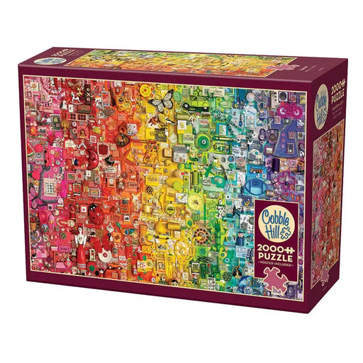 Rainbow 2000 Piece Jigsaw Puzzle Cobble Hill - for just $29.99! 