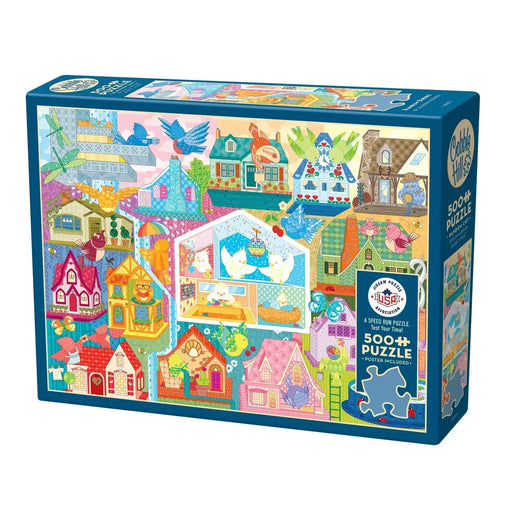 Rainbow Birdies "Speed Puzzle" 500 Piece Jigsaw Puzzle Cobble Hill - for just $18.99! 