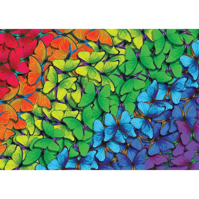 Rainbow Butterflies 1000 Piece Jigsaw Puzzle Enjoy - for just $24.99! 