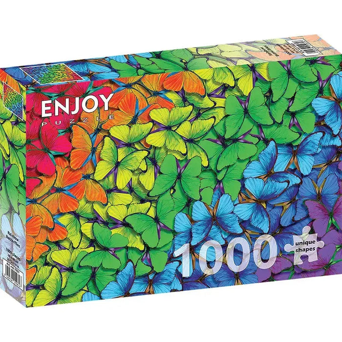 Rainbow Butterflies 1000 Piece Jigsaw Puzzle Enjoy - for just $24.99! 