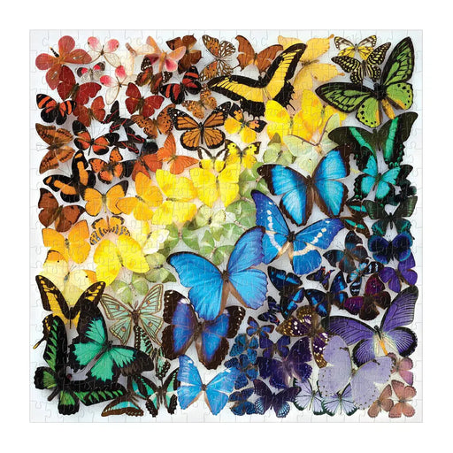 Rainbow Butterflies 500 Piece Jigsaw Puzzle Galison - for just $17.99! 