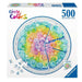 Rainbow Cake "Circle of Colors" 500 Piece Round Jigsaw Puzzle Ravensburger - for just $19.99! 