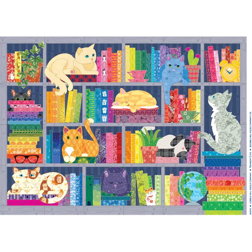 Rainbow Cats 500 Piece Jigsaw Puzzle Cobble Hill - for just $17.99! 