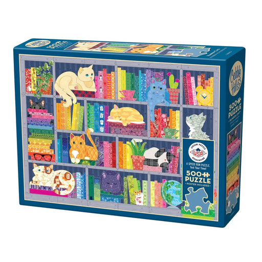 Rainbow Cats 500 Piece Jigsaw Puzzle Cobble Hill - for just $17.99! 