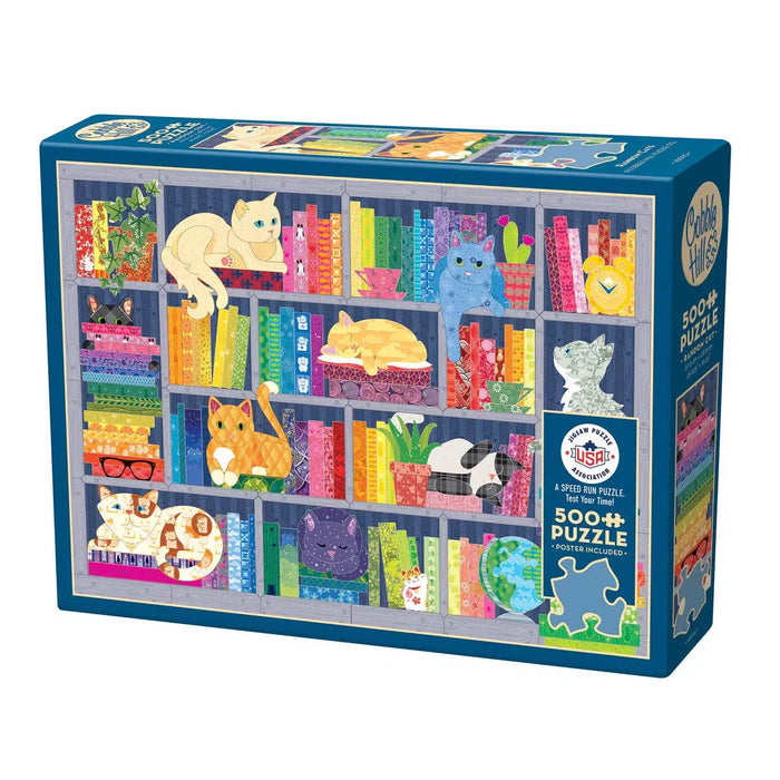 Rainbow Cats 500 Piece Jigsaw Puzzle Cobble Hill - for just $17.99! 