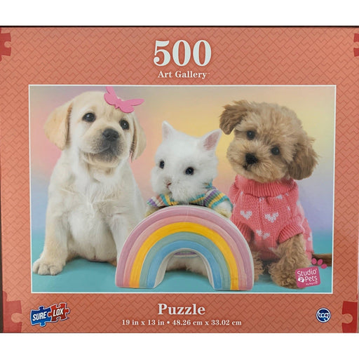 Rainbow Friends 500 Piece Jigsaw Puzzle Sure Lox - for just $14.99! 