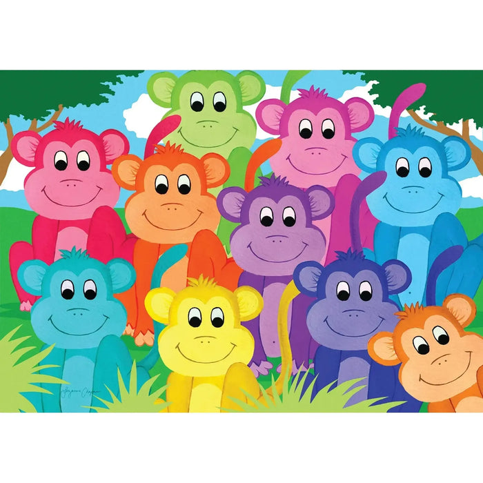 Rainbow Monkeys 1000 Piece Jigsaw Puzzle Enjoy - for just $24.99! 