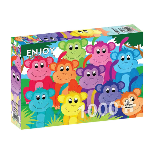 Rainbow Monkeys 1000 Piece Jigsaw Puzzle Enjoy - for just $24.99! 