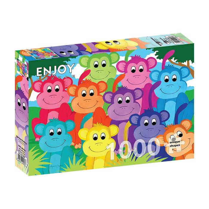 Rainbow Monkeys 1000 Piece Jigsaw Puzzle Enjoy - for just $24.99! 